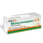 Моксонидин-С3, 0.3 мг, таблетки, покрытые пленочной оболочкой, 28 шт. фото