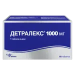 Детралекс, 1000 мг, таблетки, покрытые пленочной оболочкой, 60 шт. Детралекс, 1000 мг, таблетки, покрытые пленочной оболочкой, 60 шт. фото 2