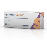Сувардио, 20 мг, таблетки, покрытые пленочной оболочкой, 28 шт. фото