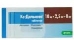 Ко-Дальнева, 10 мг+2.5 мг+8 мг, таблетки, 90 шт. фото 