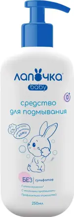 Лапочка средство для подмывания младенцев, 250 мл, 1 шт. фото