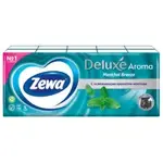 Zewa Deluxe платки носовые бумажные ментол, 100 шт, с ментолом, 10х10 Zewa Deluxe платки носовые бумажные ментол, 100 шт, с ментолом, 10х10 фото 1