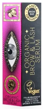 Planeta Organica Brow bar Сыворотка ухаживающая для густоты бровей и ресниц, сыворотка, 15 мл, 1 шт. фото 2