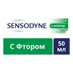 Sensodyne с фтором, паста зубная, 50 мл, 1 шт, свежая мята фото 5