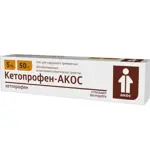 Кетопрофен-Акос, 5%, гель для наружного применения, 50 г, 1 шт. Кетопрофен-Акос, 5%, гель для наружного применения, 50 г, 1 шт. фото 1