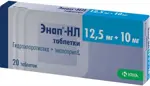 Энап-HЛ, 12.5 мг + 10 мг, таблетки, 20 шт. фото