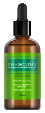Ринфолтил Лосьон Усиленная формула от выпадения волос для женщин, лосьон для укрепления волос, 100 мл, 1 шт. фото 2