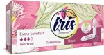 Ирис экстра комфорт нормал, тампоны женские гигиенические, 16 шт, 3 капли фото