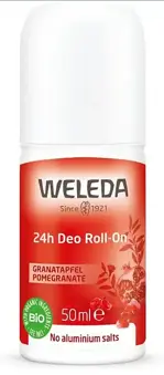 Weleda Дезодорант 24 ч, дезодорант-ролик, 50 мл, 1 шт, гранат фото