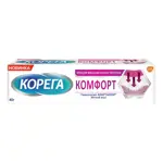 Корега Комфорт, крем для фиксации зубных протезов, 40 г, 1 шт, мята Корега Комфорт, крем для фиксации зубных протезов, 40 г, 1 шт, мята фото 1