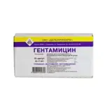 Гентамицин, 40 мг/мл, раствор для внутривенного и внутримышечного введения, 2 мл, 10 шт. фото 