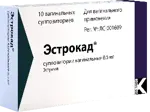Эстрокад, 0.5 мг, суппозитории вагинальные, 10 шт. фото