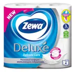 Zewa delux Туалетная бумага трехслойная белая, 4 шт. Zewa delux Туалетная бумага трехслойная белая, 4 шт. фото 3
