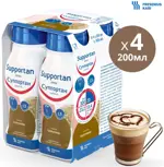 Суппортан, напиток для перорального питания, 200 мл, 4 шт, капучино фото