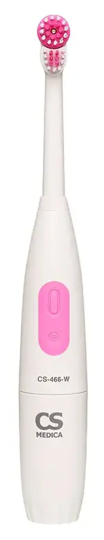 CS Medica CS-466-W, щетка зубная электрическая, 1 шт, белого цвета, 18 000 движ./мин CS Medica CS-466-W, щетка зубная электрическая, 1 шт, белого цвета, 18 000 движ./мин фото 1