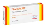 Транексам, 500 мг, таблетки, покрытые пленочной оболочкой, 10 шт. Транексам, 500 мг, таблетки, покрытые пленочной оболочкой, 10 шт. фото 4
