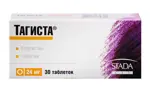 Тагиста, 24 мг, таблетки, 30 шт. Тагиста, 24 мг, таблетки, 30 шт. фото 1