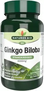 Natures aid Гинкго билоба, таблетки, 90 шт. Natures aid Гинкго билоба, таблетки, 90 шт. фото 1