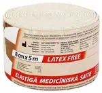Lauma Бинт эластичный медицинский, 8 см х 5 м, бинт эластичный нестерильный, 1 шт, средней растяжимости фото