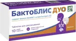 БактоБЛИС ДУО, таблетки для рассасывания, 10 шт. фото