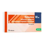 Нольпаза, 40 мг, таблетки, покрытые кишечнорастворимой оболочкой, 56 шт. фото 