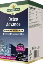 Natures aid Osteo Advance Комплекс для здоровья костей и зубов, таблетки, 60 шт. фото 1