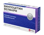 Винпоцетин Велфарм, 10 мг, таблетки, 30 шт. фото