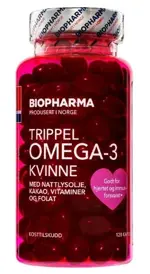 Biopharma тройная омега-3 для женщин, 750 мг, капсулы, 120 шт. фото