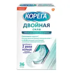 Корега Двойная сила, таблетки для обработки зубных протезов, 36 шт. Корега Двойная сила, таблетки для обработки зубных протезов, 36 шт. фото 1