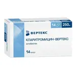 Кларитромицин-Вертекс, 250 мг, капсулы, 14 шт. фото
