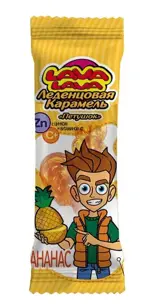 Lava Lava Петушок Карамель для рассасывания, карамель леденцовая, 17 г, 1 шт, ананас фото 