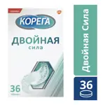 Корега Двойная сила, таблетки для обработки зубных протезов, 36 шт. фото 3