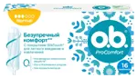 O.b. ProComfort normal тампоны, тампоны женские гигиенические, 16 шт. O.b. ProComfort normal тампоны, тампоны женские гигиенические, 16 шт. фото 1