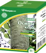 Осины кора, кора измельченная, 50 г, 1 шт. фото 