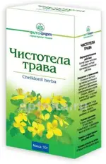 Чистотела трава, сырье растительное измельченное, 50 г, 1 шт. фото