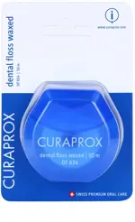 Curaprox Нить межзубная, 50 м, 1 шт, мята, DF834 фото 