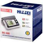 Тонометр автоматический Nissei DS-500, 1 шт, с адаптером и стандартной манжетой (22-32 см) фото