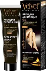 Velvet крем для депиляции 9в1 увлажняющий, крем, 125 мл, 1 шт. фото