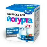 Vivo закваска для йогурта, 0.5 г, порошок, 4 шт. фото