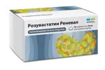 Розувастатин Реневал, 20 мг, таблетки, покрытые пленочной оболочкой, 90 шт. фото 1