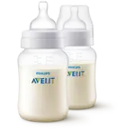 Avent Anti-colic бутылочка для кормления с анти-коликовым клапаном, 260 мл, 2 шт, 1+ мес, арт. SCF813/27 фото