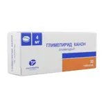 Глимепирид Канон, 4 мг, таблетки, 30 шт. фото