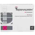 Тералиджен, 5 мг, таблетки, покрытые пленочной оболочкой, 25 шт. Тералиджен, 5 мг, таблетки, покрытые пленочной оболочкой, 25 шт. фото 1